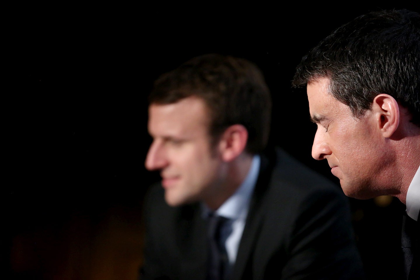 Macron et Valls