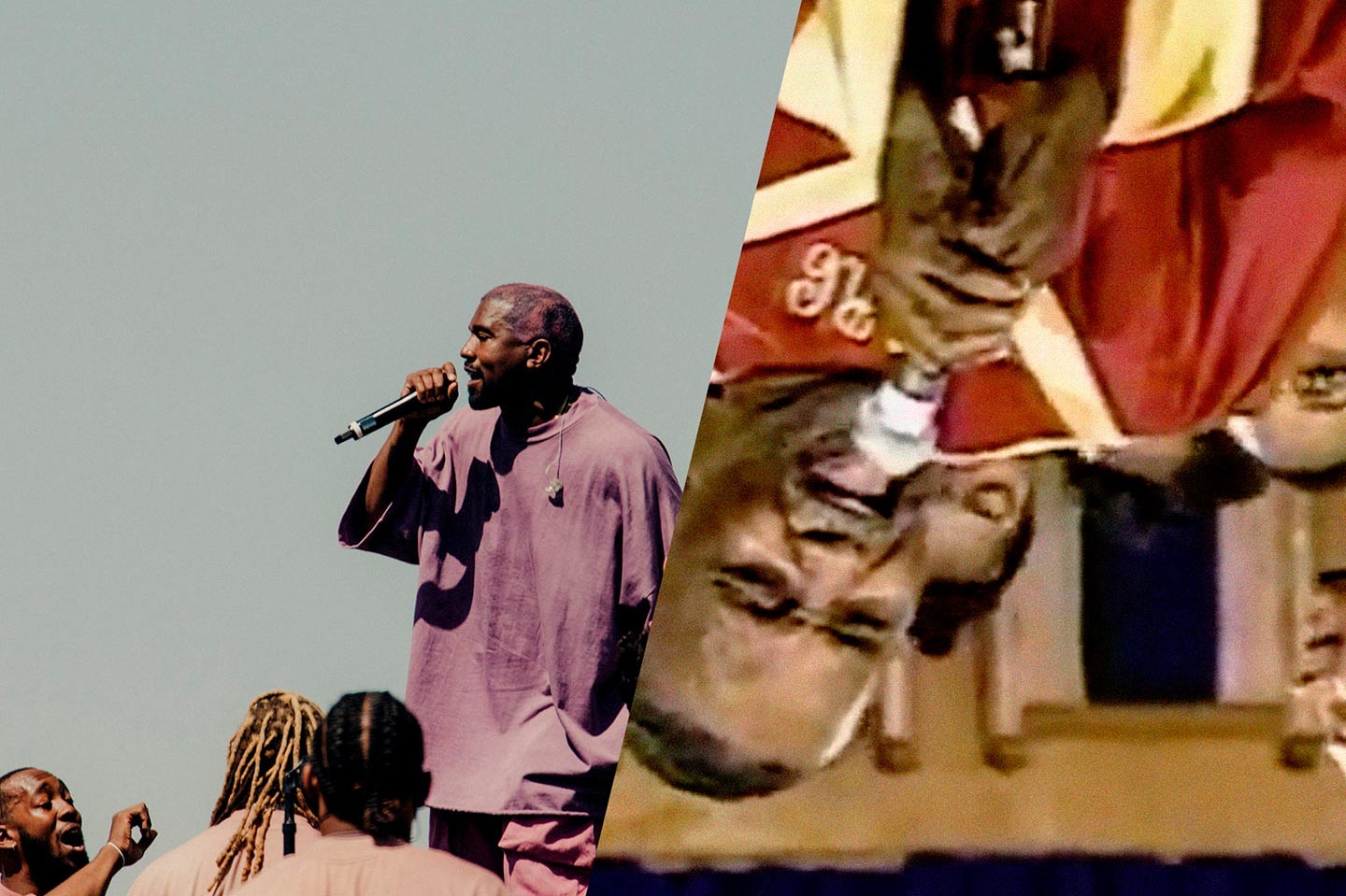 Kanye West met le chœur à l’ouvrage