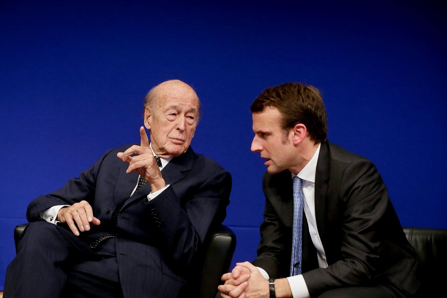 Valéry Giscard d’Estaing et Emmanuel Macron