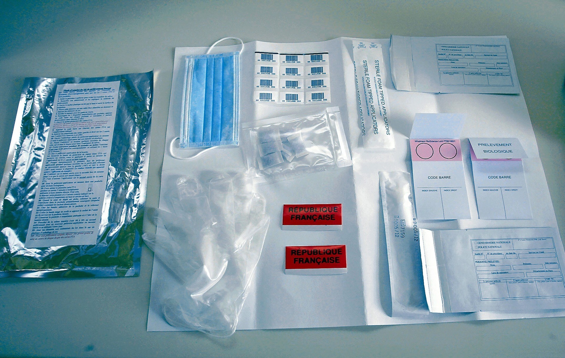 Kit de prélèvement ADN
