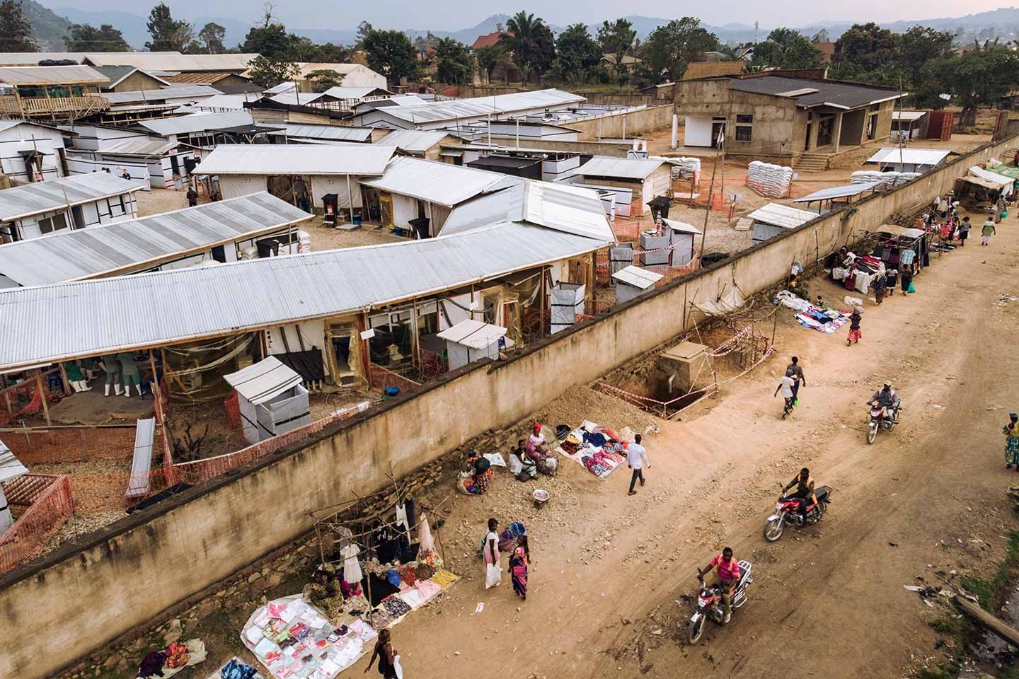 Centre de traitement Ebola à Beni