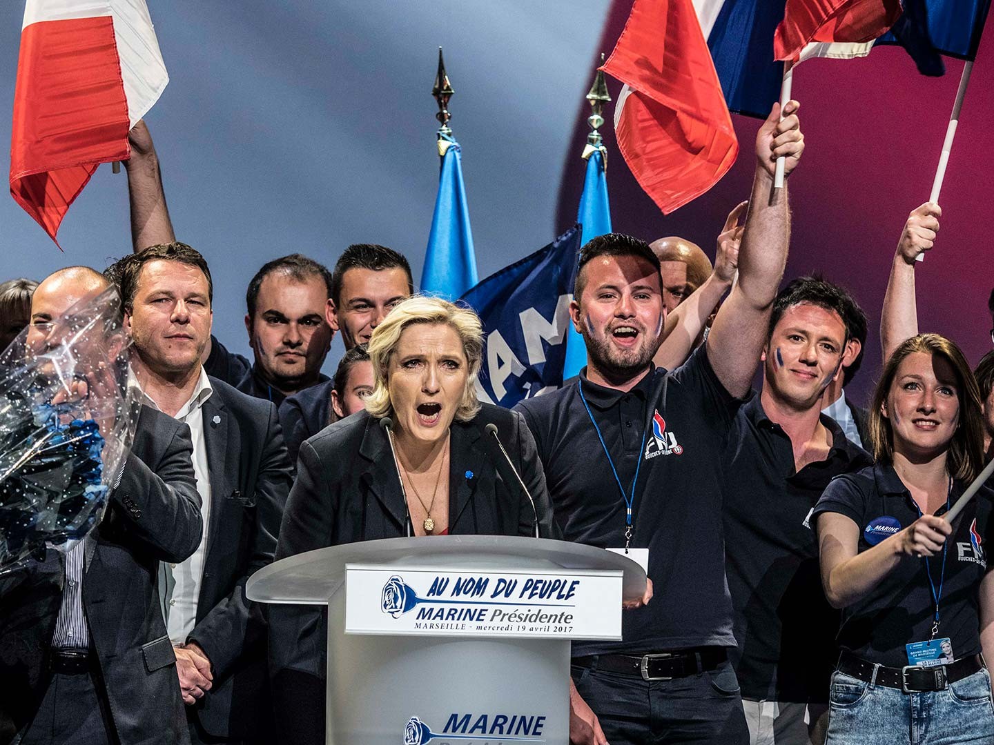 Meeting de Marine Le Pen à Marseille