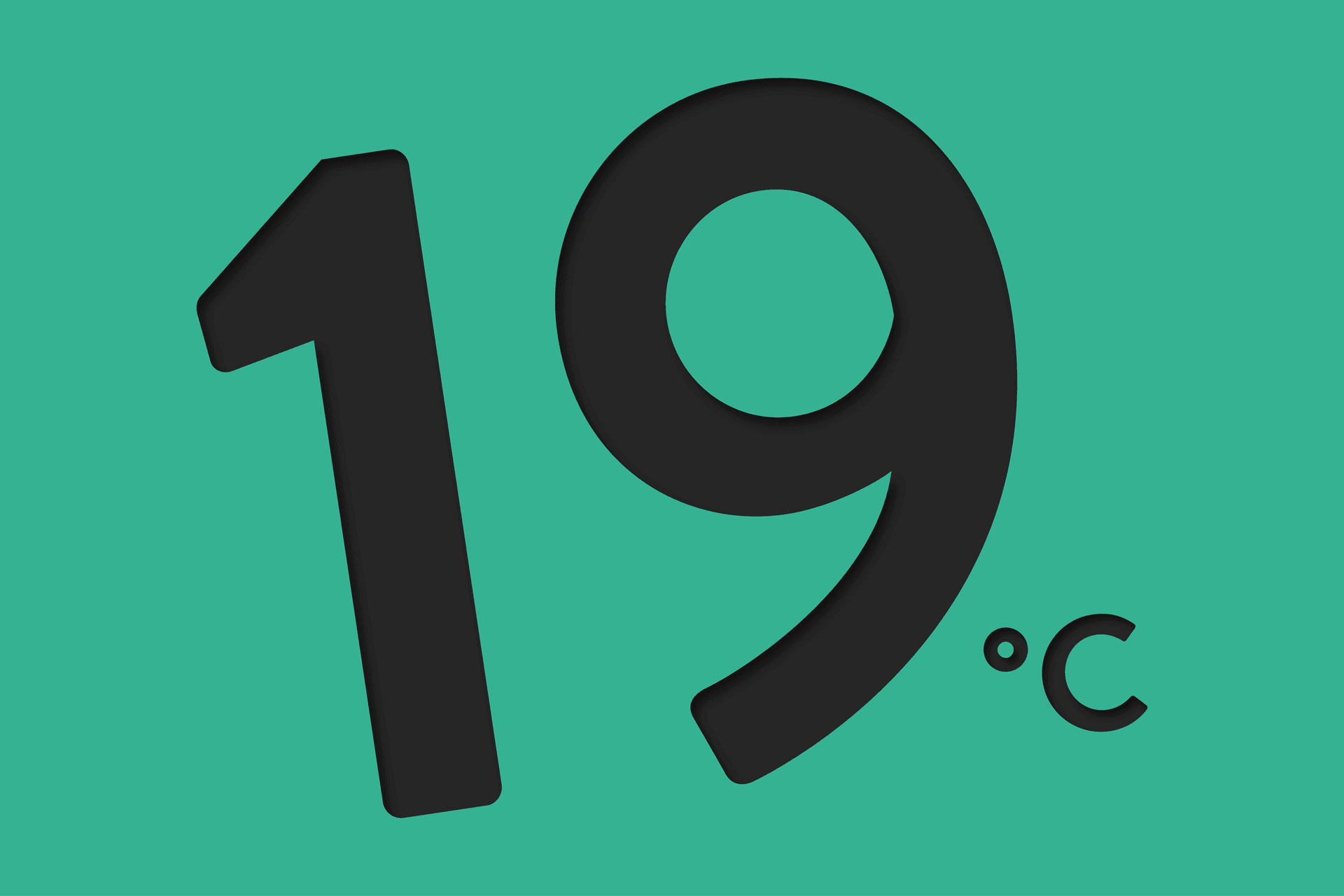19°C