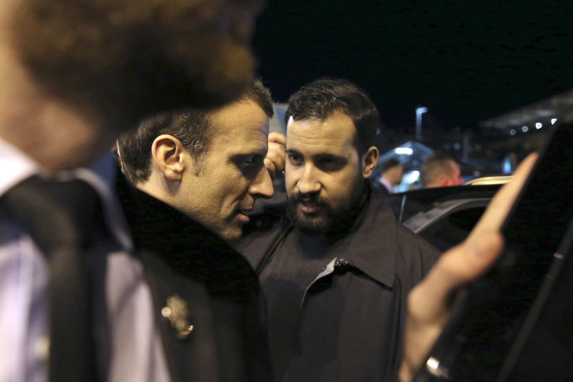 Emmanuel Macron et Alexandre Benalla