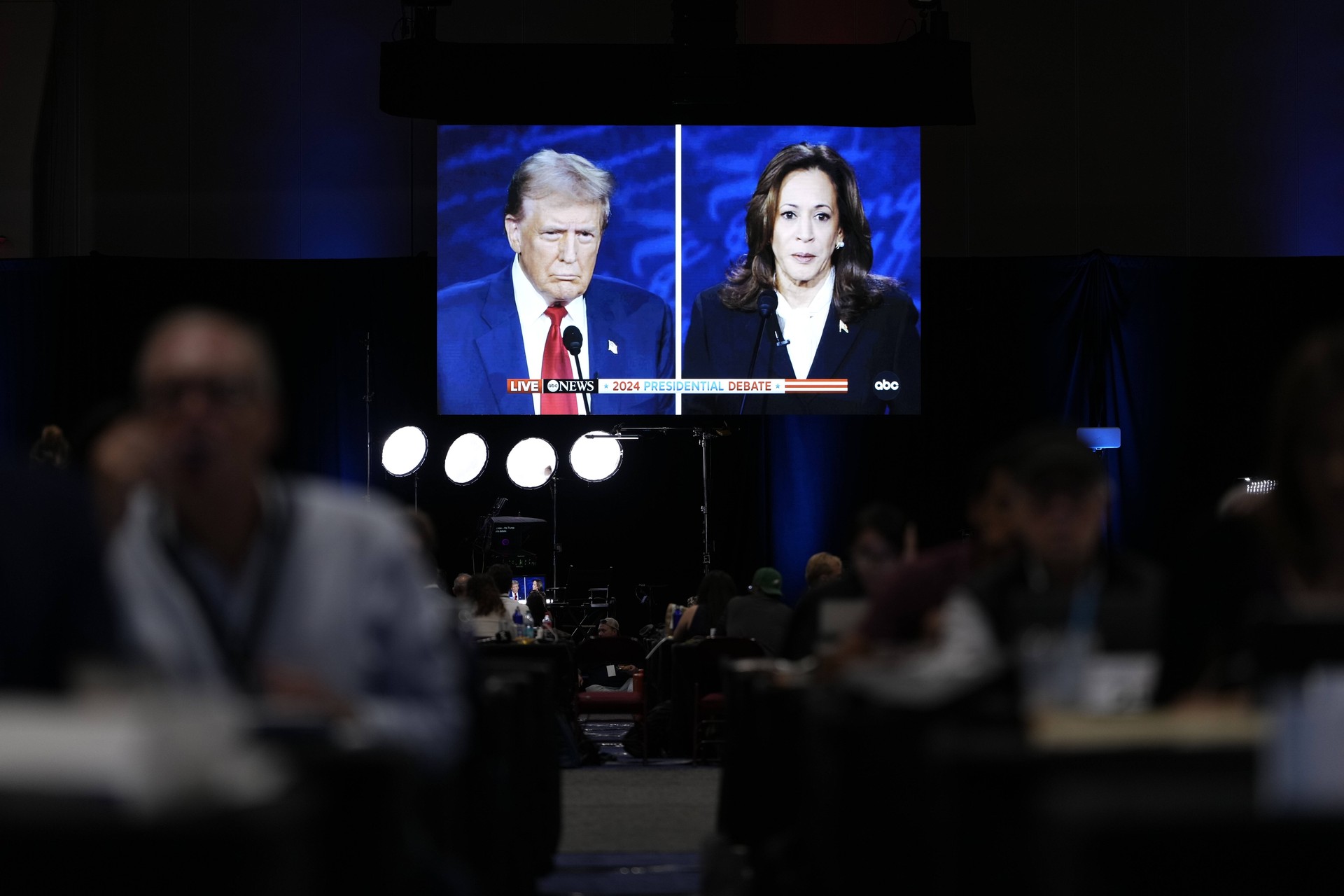 Kamala Harris victorieuse d’un débat dans le vide