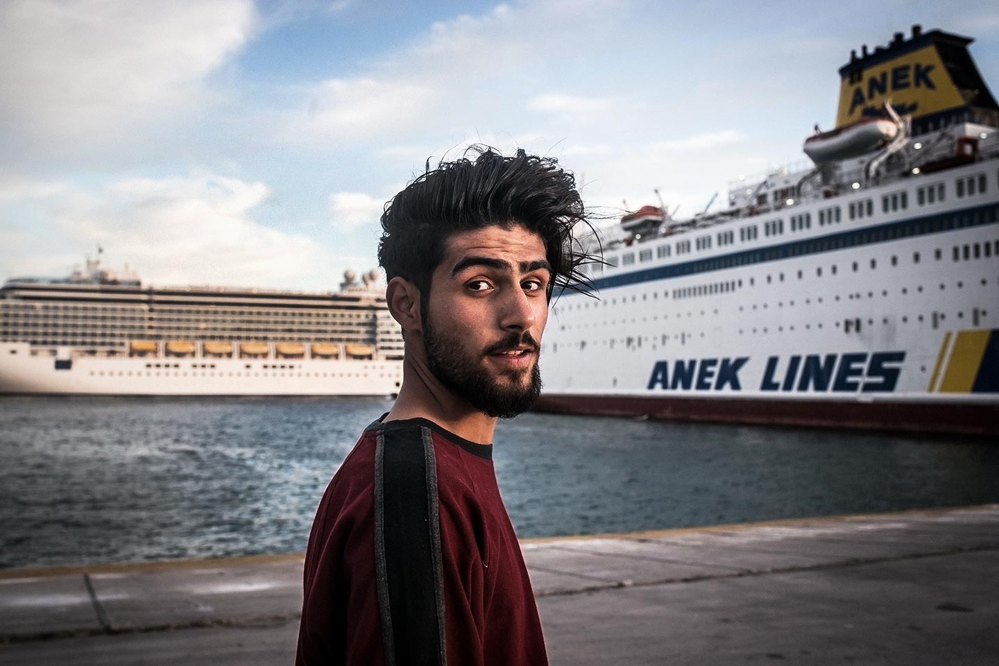 Tammam sur le port du Pirée (…)