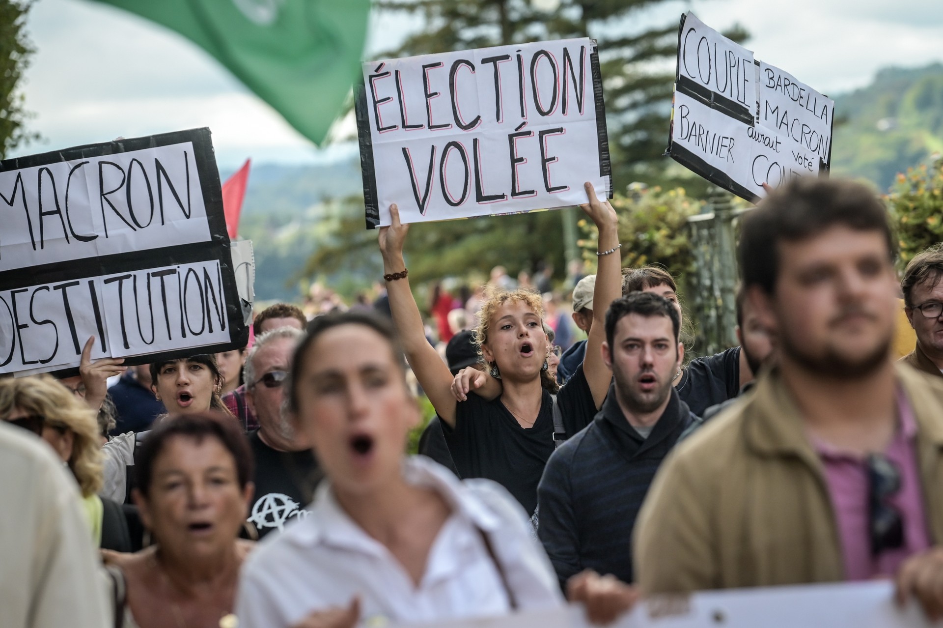 Manifestation à Pau