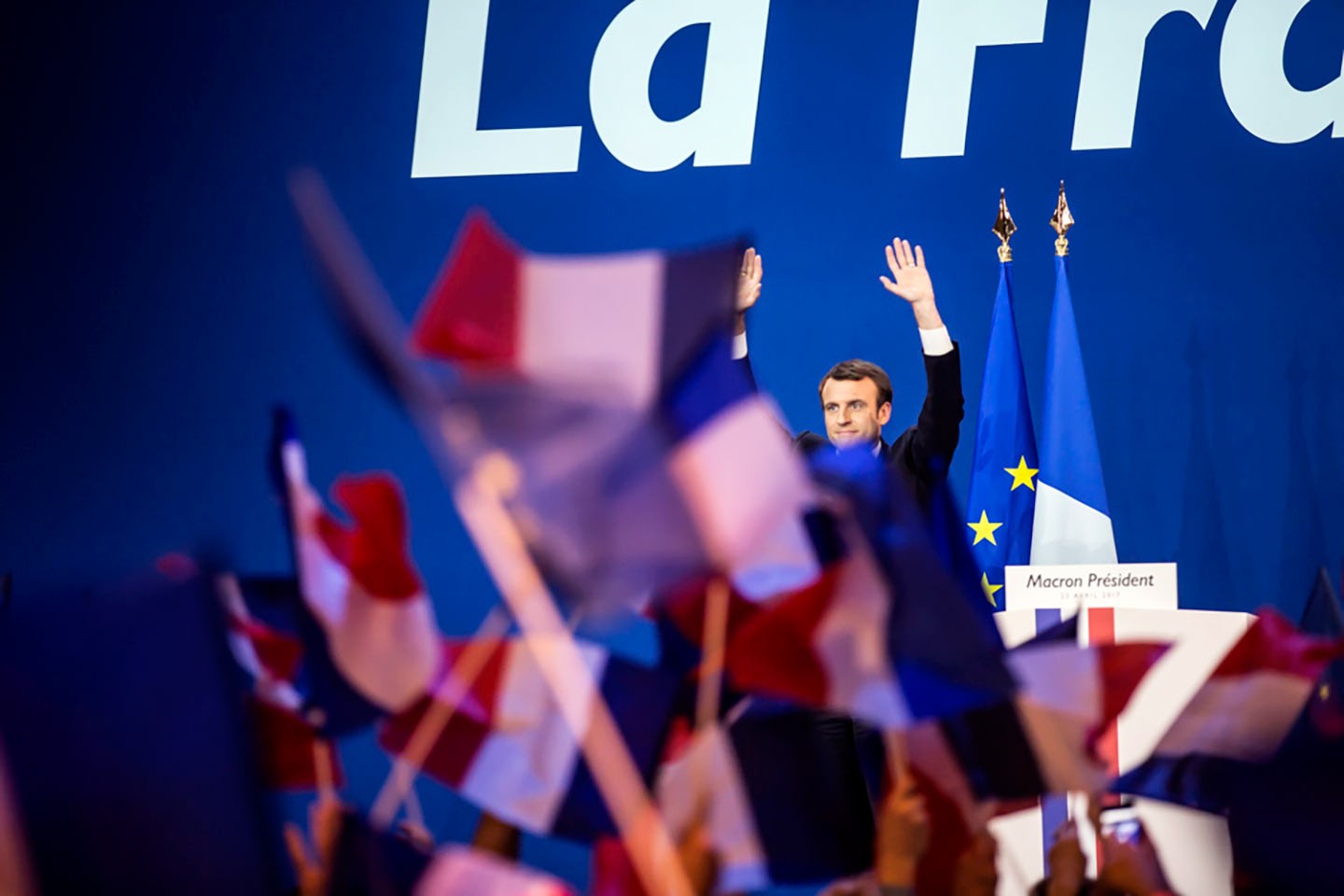 Victoire chez Macron
