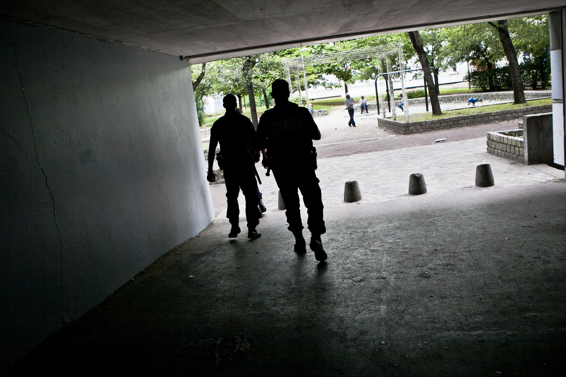 Des policiers en Seine-Saint-Denis