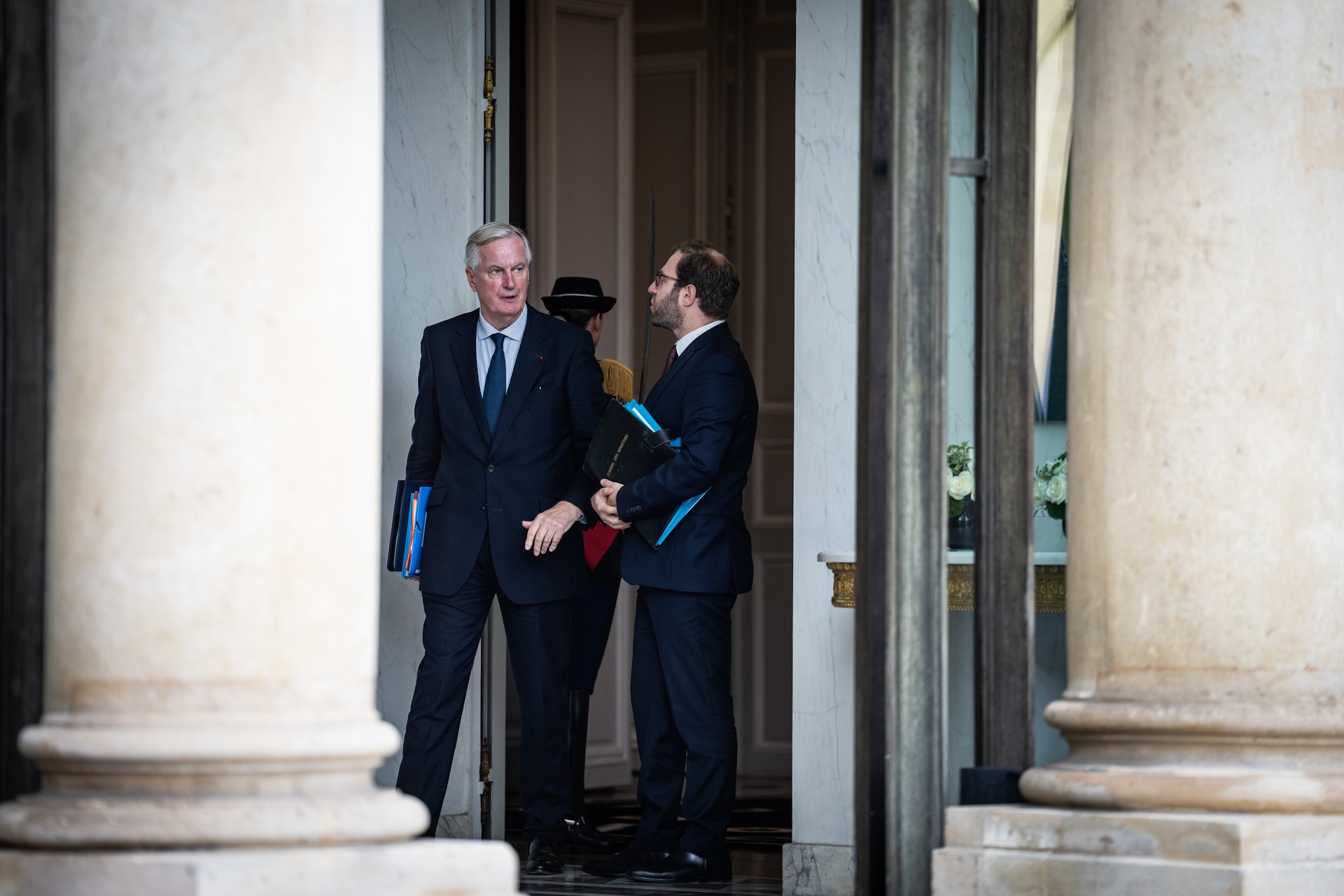 Michel Barnier et Antoine Armand