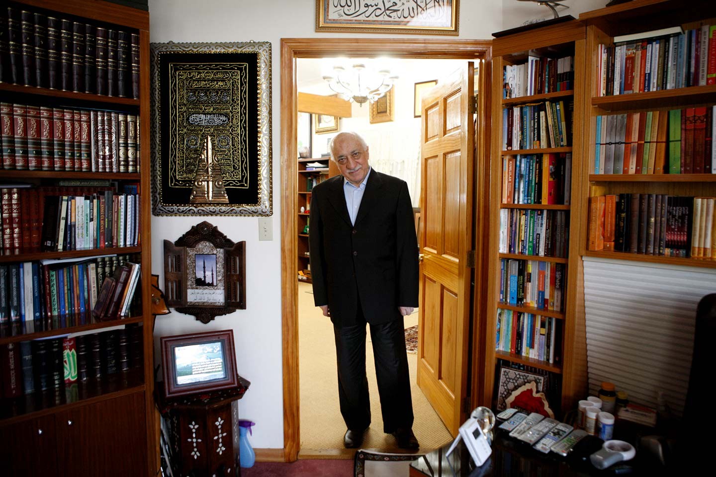 Fethullah Gülen dans son logement à Saylorsburg (…)