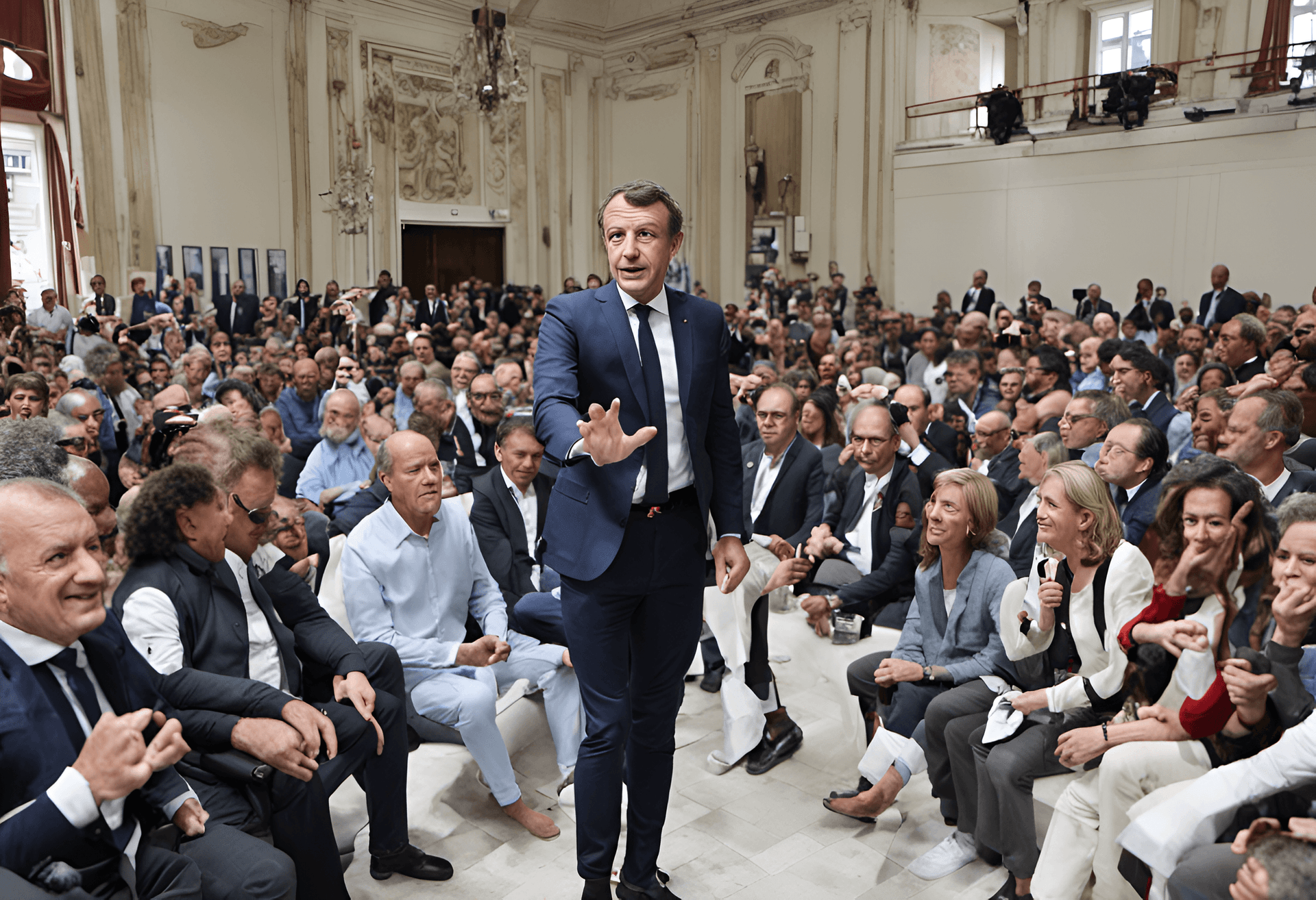 Macron danse l’IA