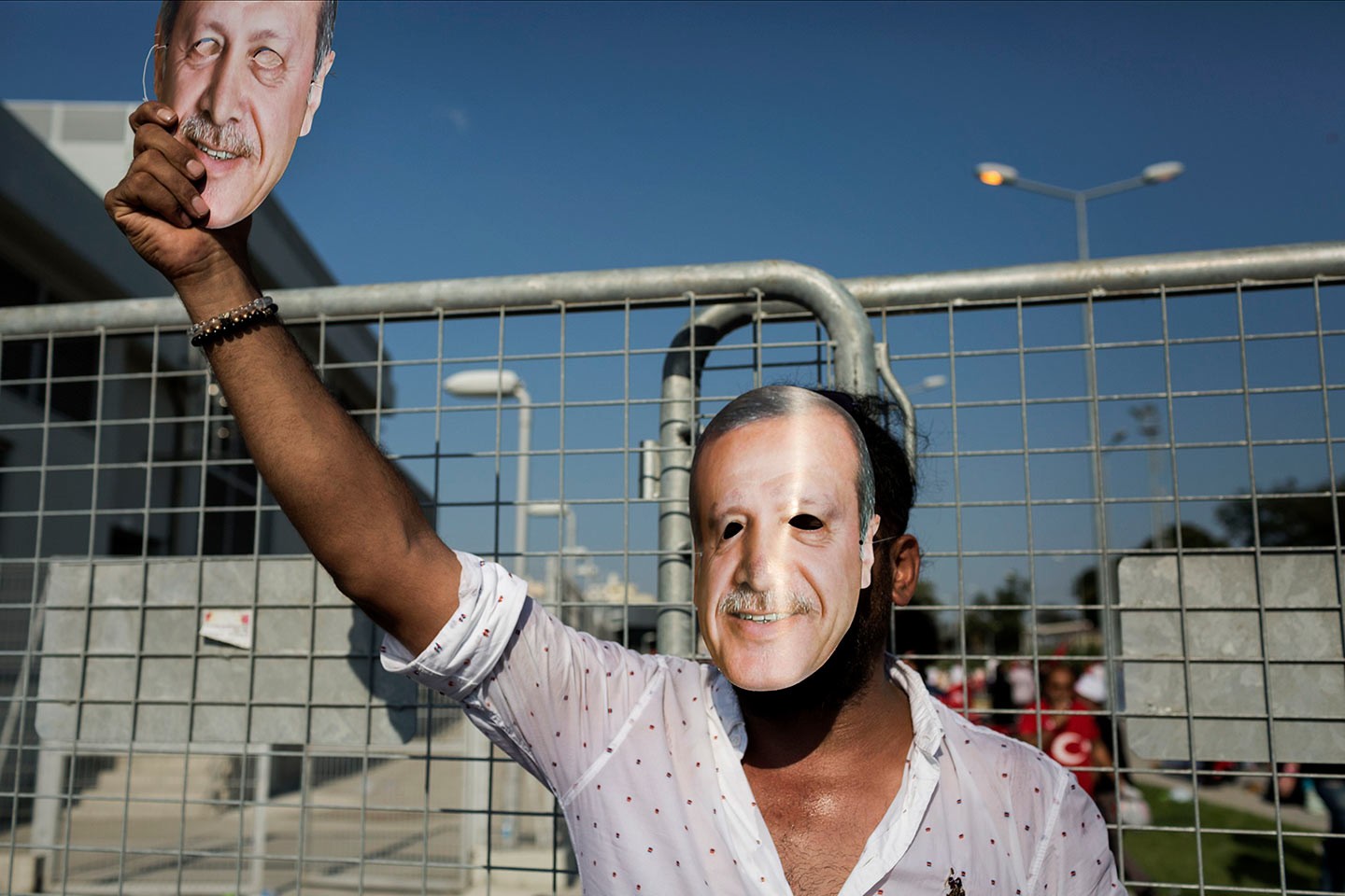 Un supporter du président Erdogan
