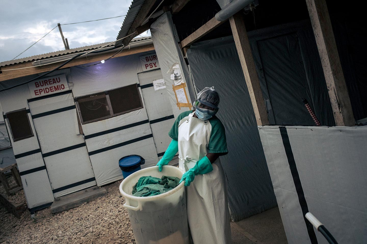 Centre de traitement Ebola à Beni
