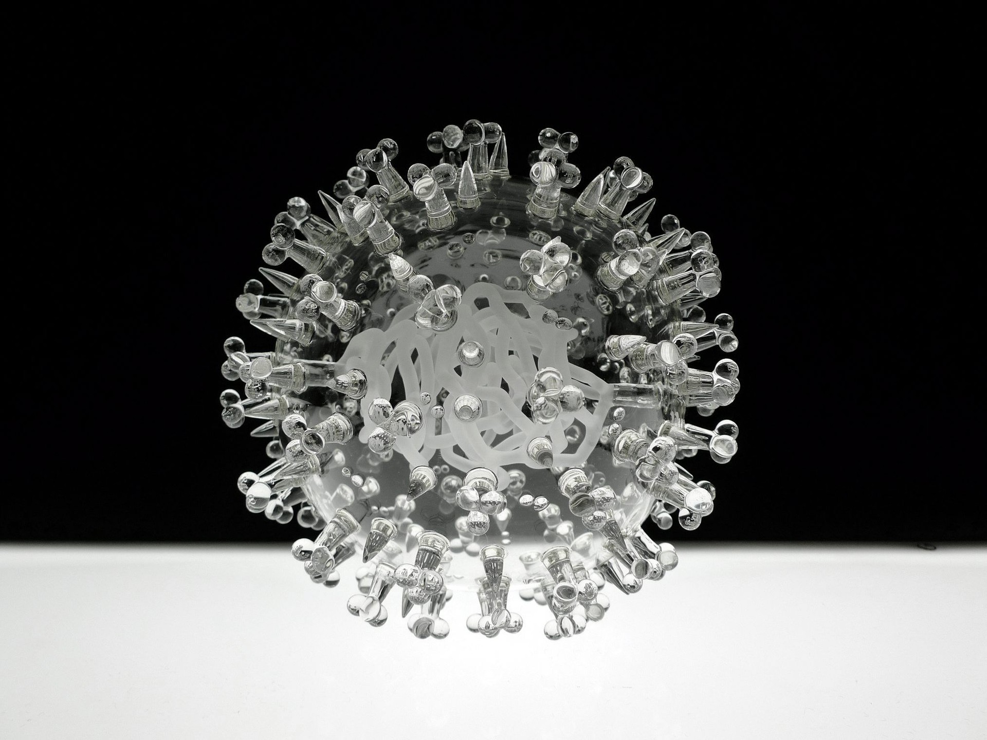 virus sculpture