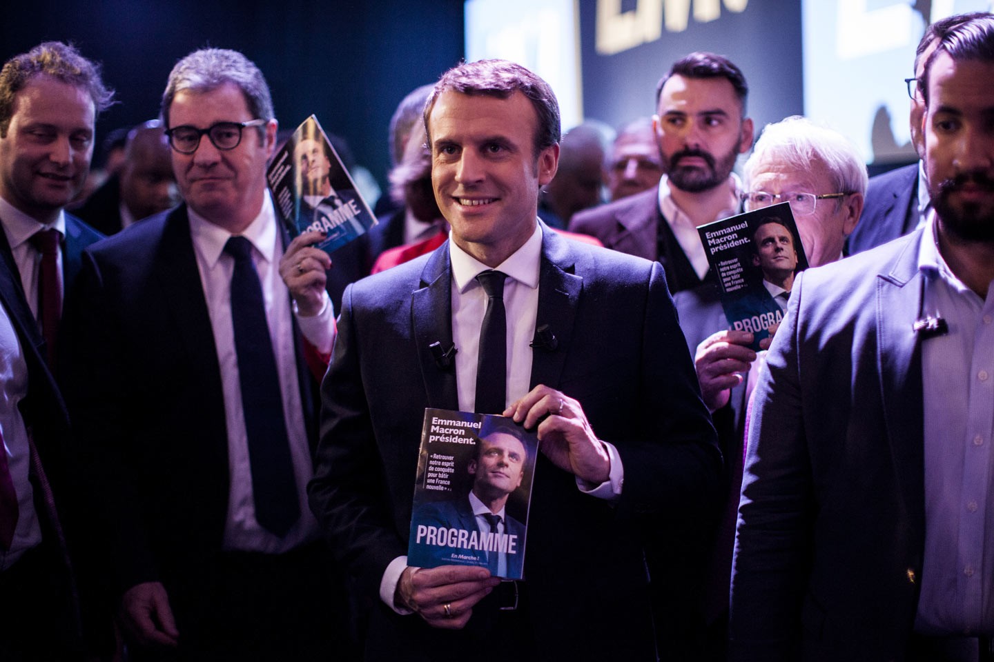 Macron fier de son programme