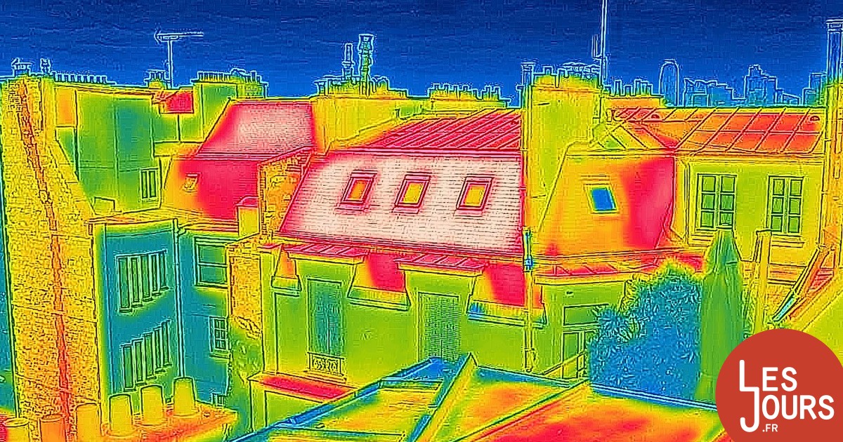 Façades et toits sous l'œil d'une caméra infrarouge 